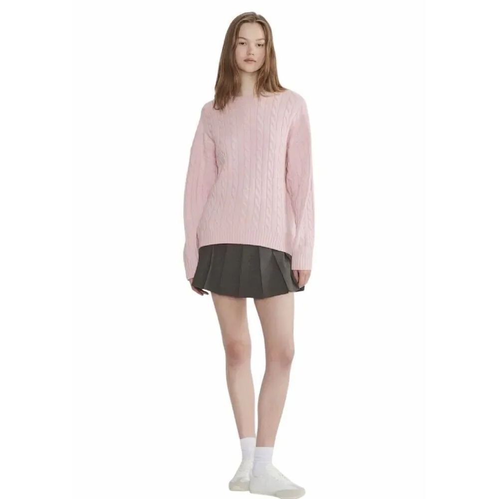 Aritzia Sunday best peggy cable knit sweater Small